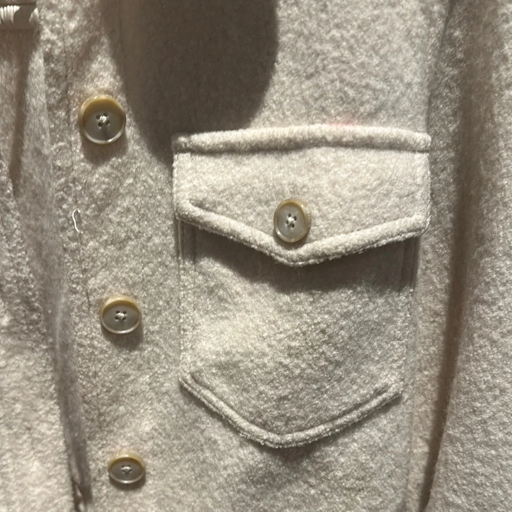 Women's Cream Jacket - Picture 3 of 4
